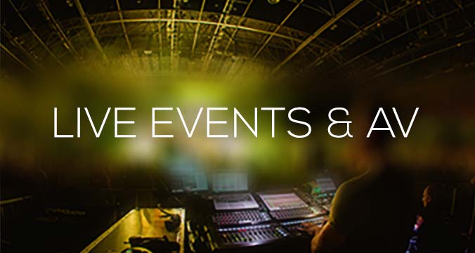 Live events and AV Live events and AV