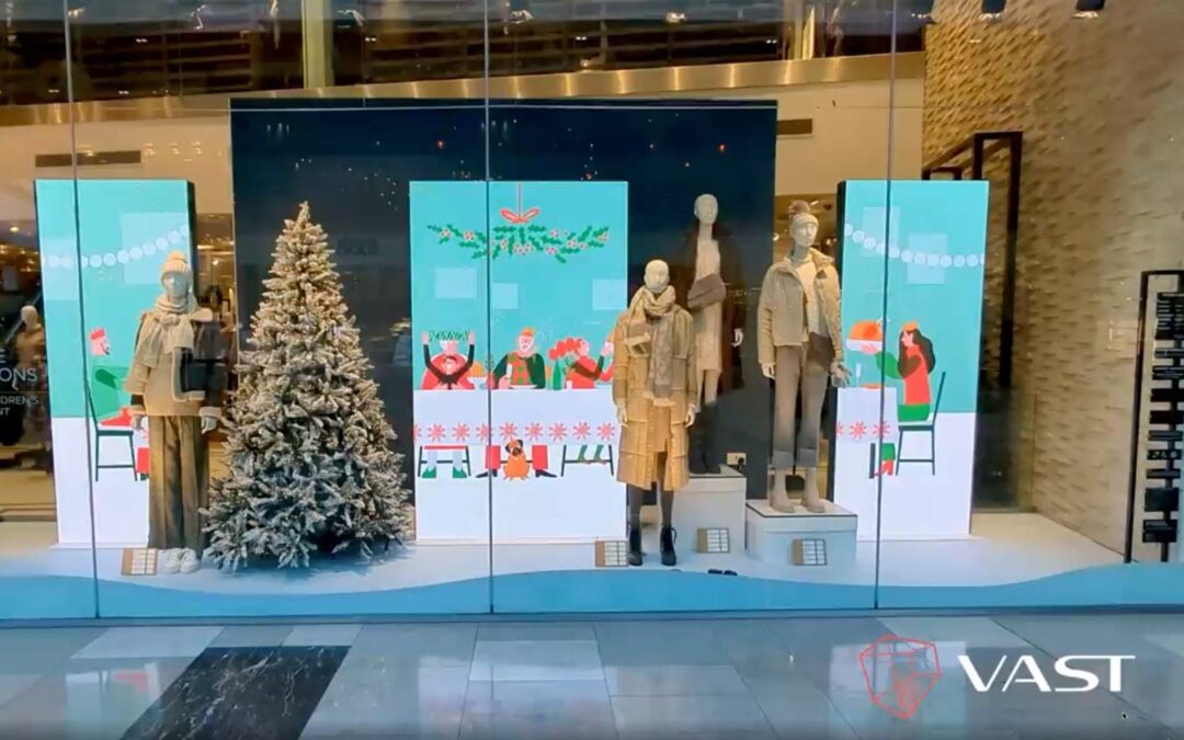 VAST digital window campaign